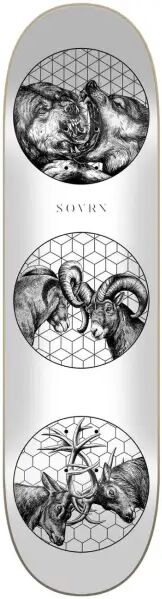 Skateboard Deck Sovrn Nature Of Wars (8" - Schwarz)