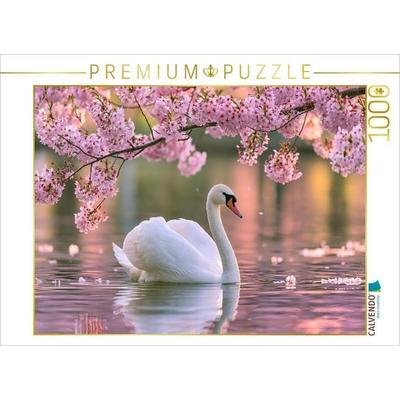 CALVENDO Puzzle Mit dem Frühling erwacht die Eleganz | 1000 Teile Lege-Größe 64x48cm Foto-Puzzle für glückliche Stunden, von , Calvendo Puzzle