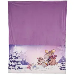 NICI Plüschdecke Cosy Winter GREEN, 140 x 175 cm