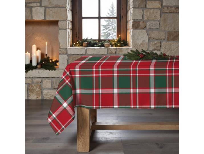Nappe anti-taches 100% coton multicolore 300x155 cm