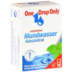 ONE DROP Only natürl.Mundwasser Konzentr 10 ml