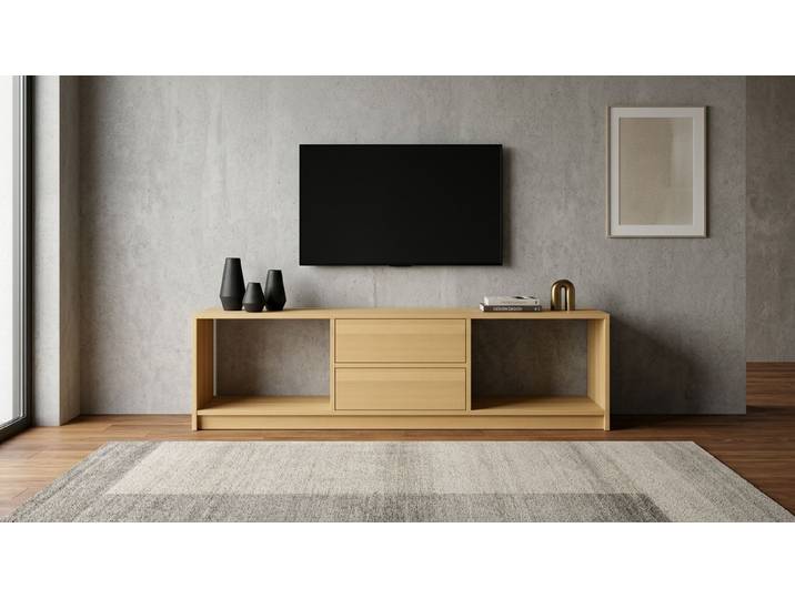TV Schrank aus Massivholz von Pickawood Buche Natur geölt