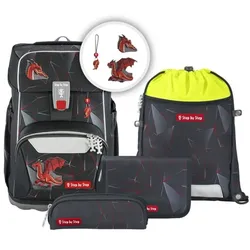 Step by Step GIANT Schulranzen-Set "Dragon Drako", 5-teilig