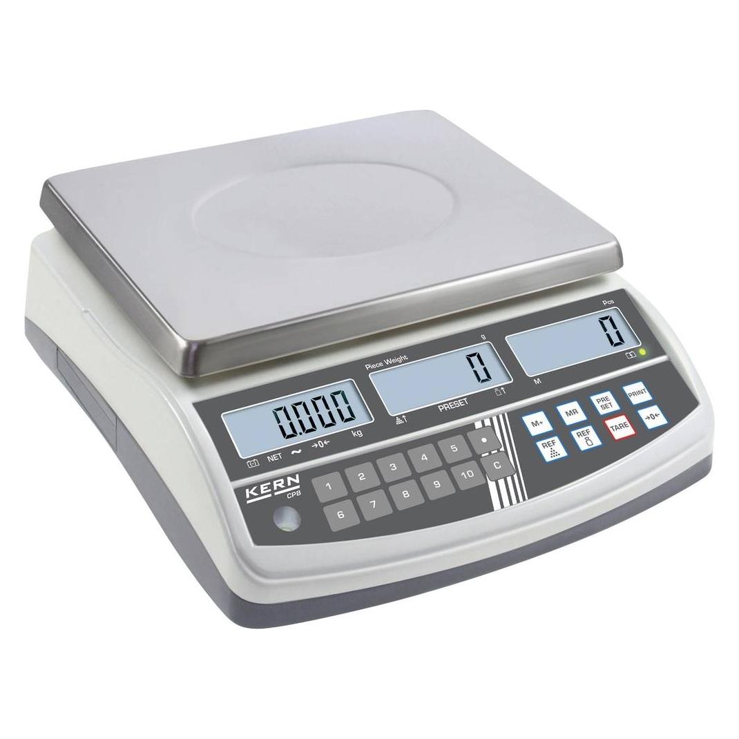 Kern Zählwaage CPB 6K0.1N+C kalibriert, Wägebereich 6 kg, Ablesbarkeit 0,1 g (CPB 6K0.1N+C)