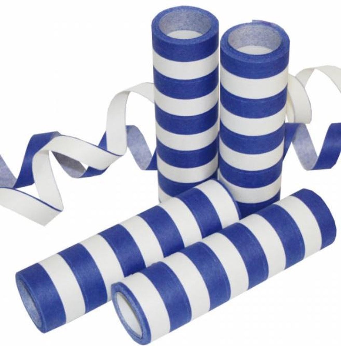 Serpentine rol blauw/wit 4m
