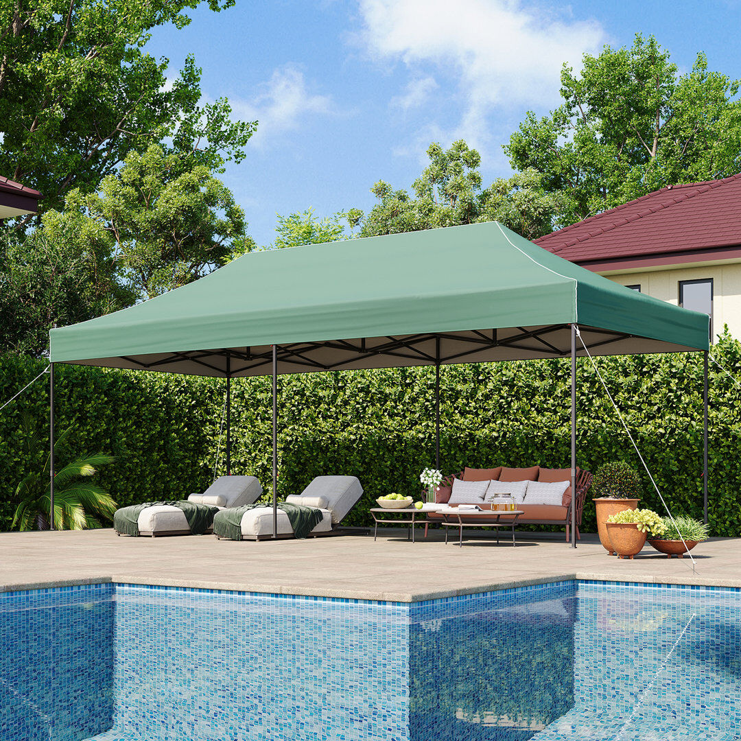 Blue Elephant Canopy Tent, Heavy Duty Pop up Canopy Green 6m x 3m