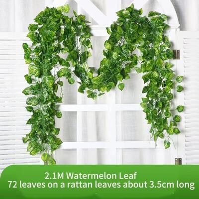 Inspire Essentials EverGreen Ivy Hanging Vine Artificial Garland For Home Garden Decor 5