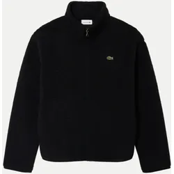Jacke aus Sherpa mit hohem Kragen Schwarz M