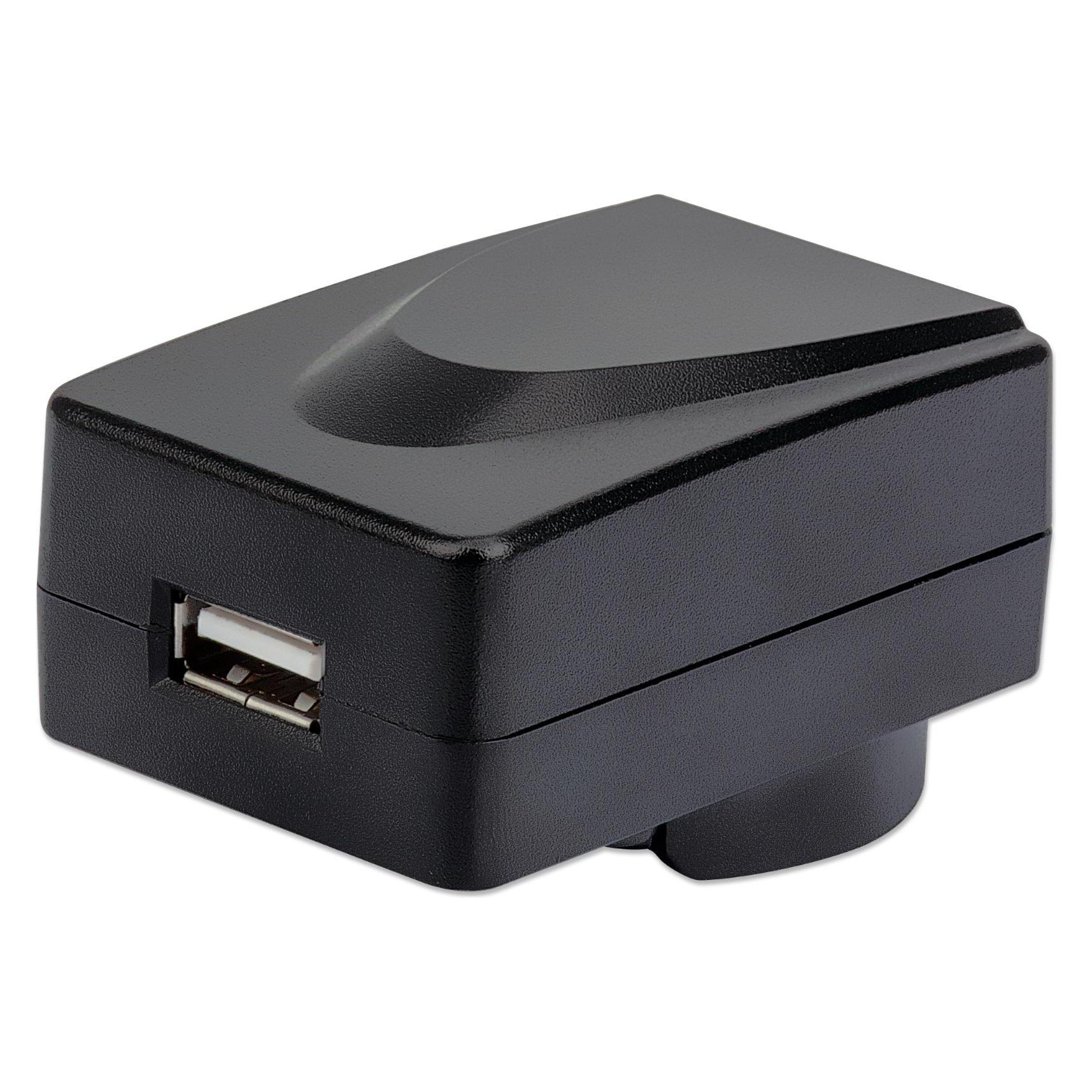 Manhattan Wall Charger and Travel Adapter (5 W, 1 Port) (102155)