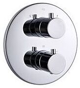 Fukana stile Unterputz Thermostat 54565750 chrom, Fertigmontageset