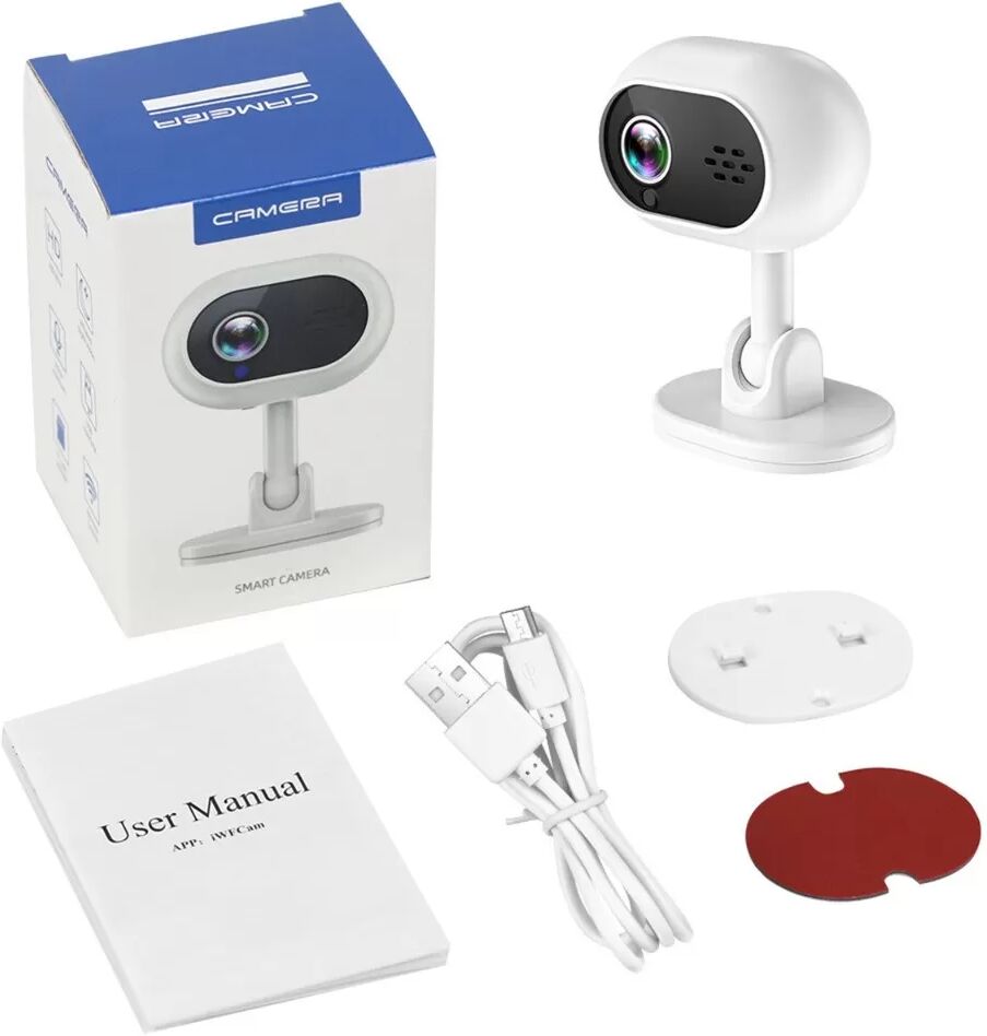 INF Smart WiFi Sicherheitskamera Standard Pack 1 Stück — 1080P Nachtsicht, Zweiweg-Audio, TF-Kartenunterstützung