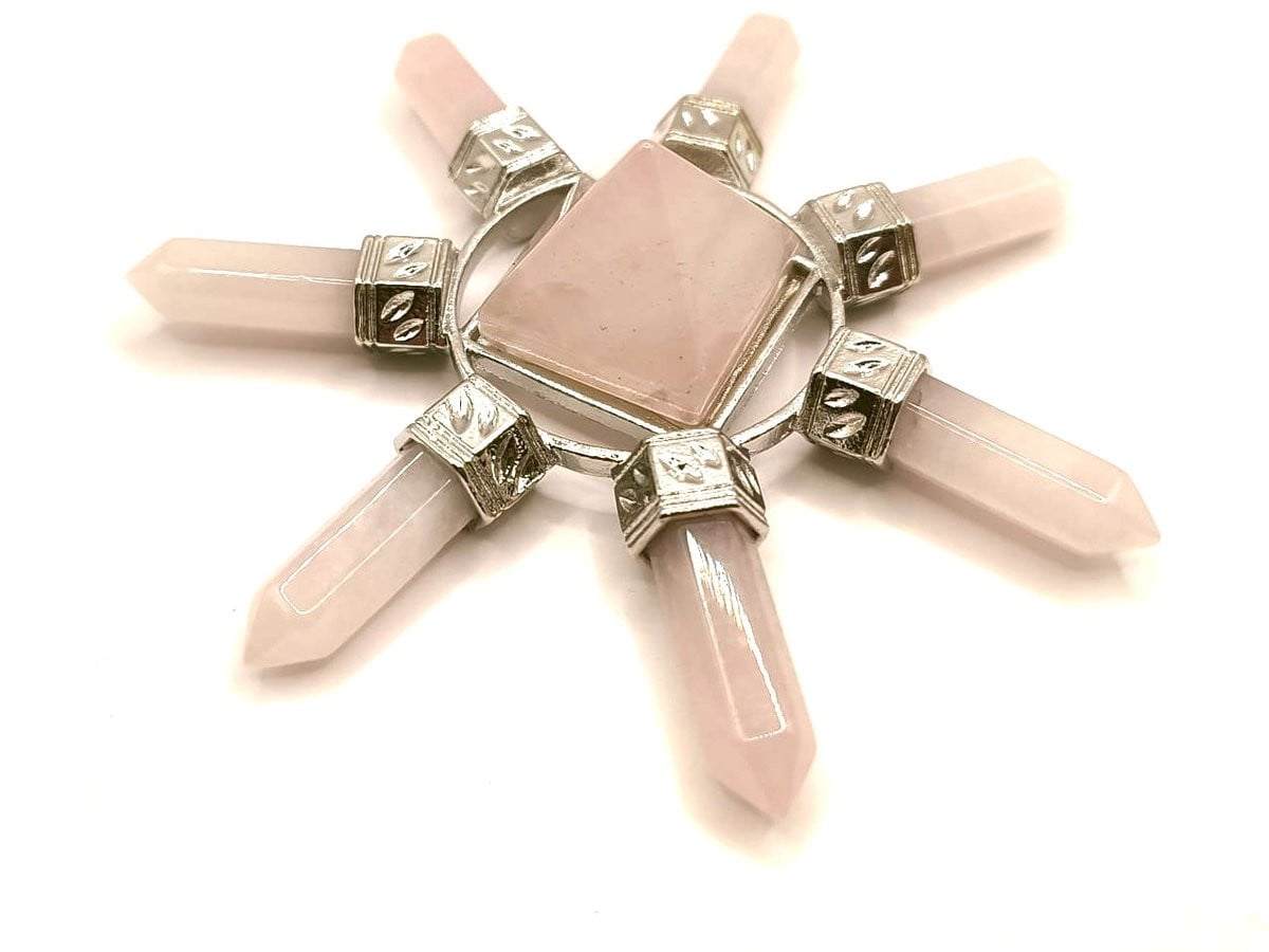 Rozenkwarts Piramide - Helende Energie Generator voor Reiki en Meditatie