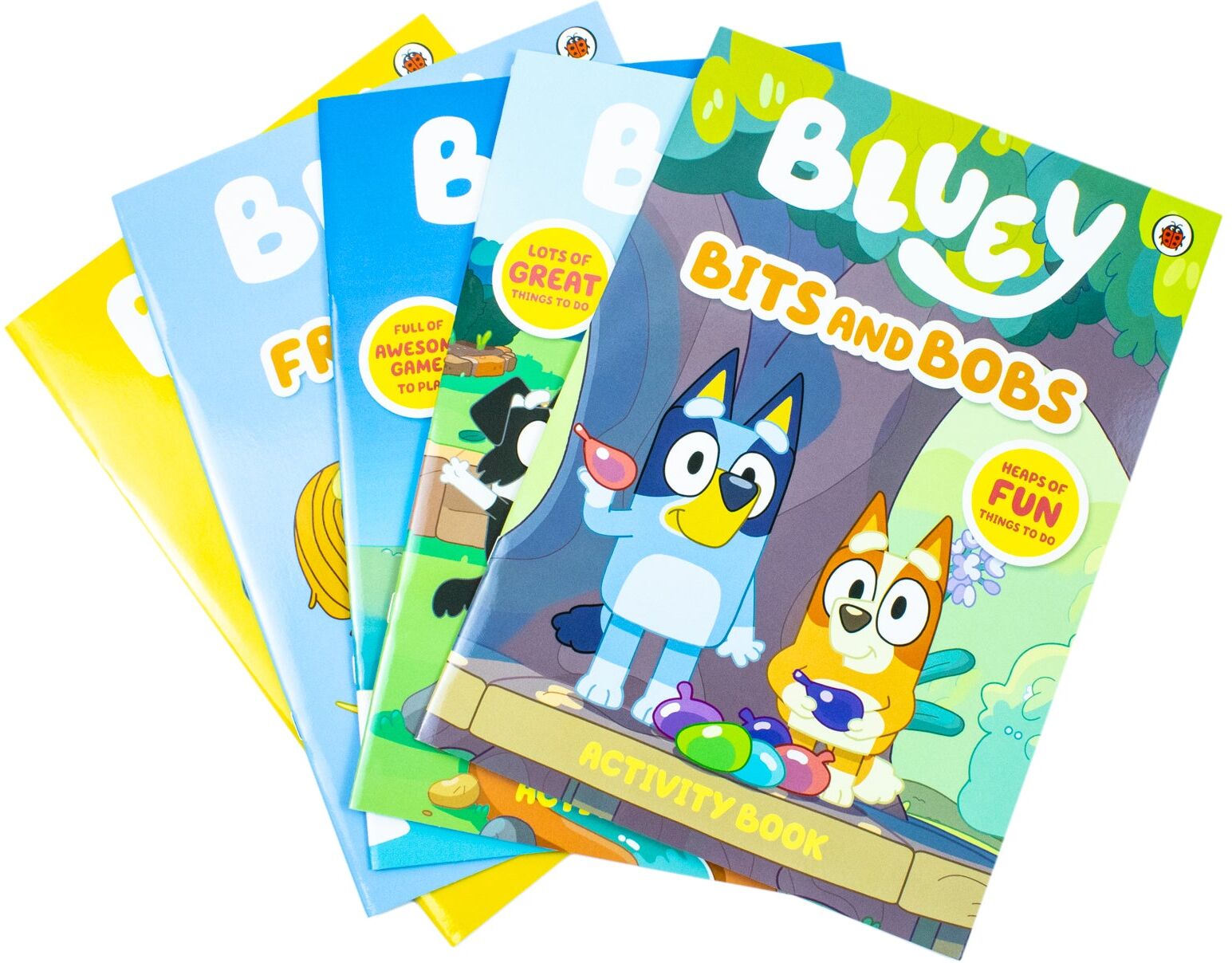 Penguin Bluey’s Box of Fun Collection 5 Books Box Set (Bluey Fun Stuff, Bluey Let's Do This, Bluey Bits and Bobs, Bluey Friends, Bluey Good Times)