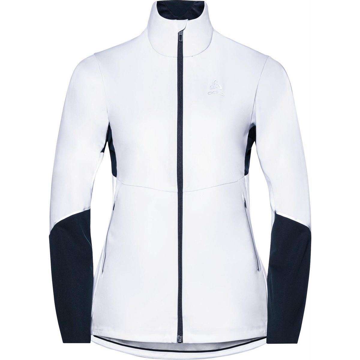 Odlo Jacket Langnes white - dark sapphire (10789) XS 612571-10789-XS
