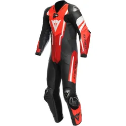 Dainese Misano 3 D-Air Airbag perforierte 1-Teiler Motorrad Lederkombi 62