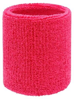 Inspire Select 1pc Cotton Wrist Sweatbands Absorbent Sports Wrist Bands For Tennis, Basketball, Running & Fitness Support rose