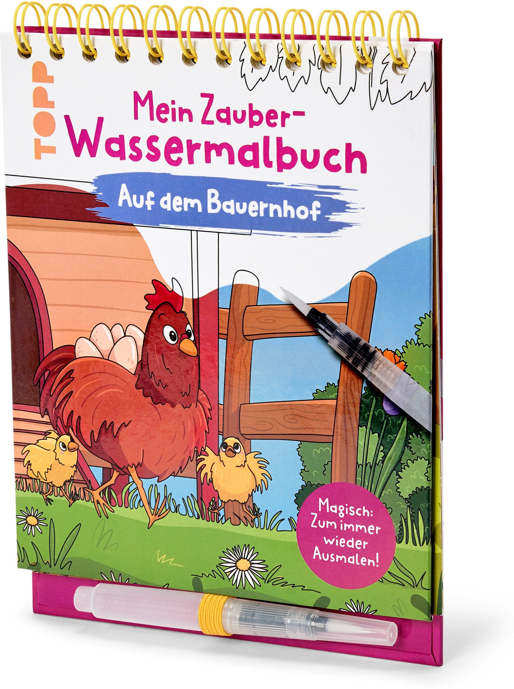 Tchibo - Mein Zauber-Wassermalbuch »Auf dem Bauernhof«