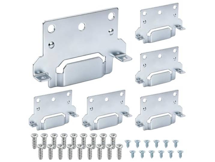 Lot de 6 supports de cadre de lit pour plaque de montage IKEA SKORVA 116791 Supports de barre centrale pour cadres de lit HEMNES\, BRIMNES et MALM\, plaque de montage de lit