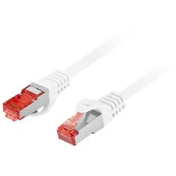 Lanberg PCF6-10CU-0050-W Netzwerkkabel Weiß 0,5 m Cat6 S/FTP (S-STP)