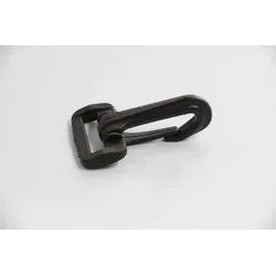 10 KS Karabinerhaken 30 mm schwarz