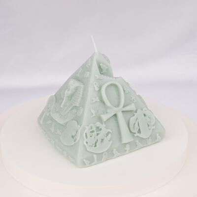 On Spot Shop Smokeless Aesthetic Candle Scented Candles Decoration Christmas Handmade DIY Home Room Decor Tools Accessories pyramid 2