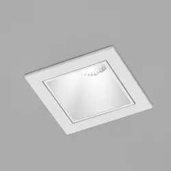 Eckiger Helestra LED Deckeneinbaustrahler Pic in Weiß 4000K