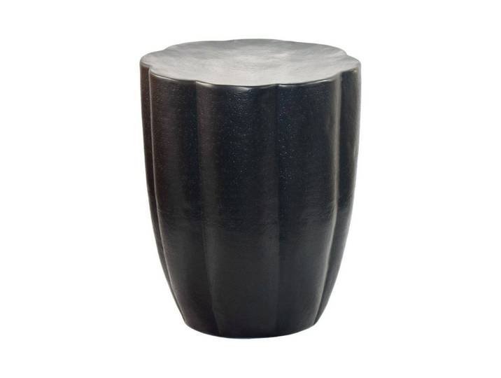 Wohnling Beistelltisch WL7.470 Aluminium Anstelltisch 41cm Schwarz Dekotisch Wohnzimmertisch (Kompakter Tisch für stilvolle Räume), Markante Form mit moderner Ausstrahlung