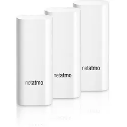 NoName, Einbruchschutz + Alarmanlage, Lot de 3 Détecteurs d'ouverture de porte/fenêtre Netatmo (Blanc)