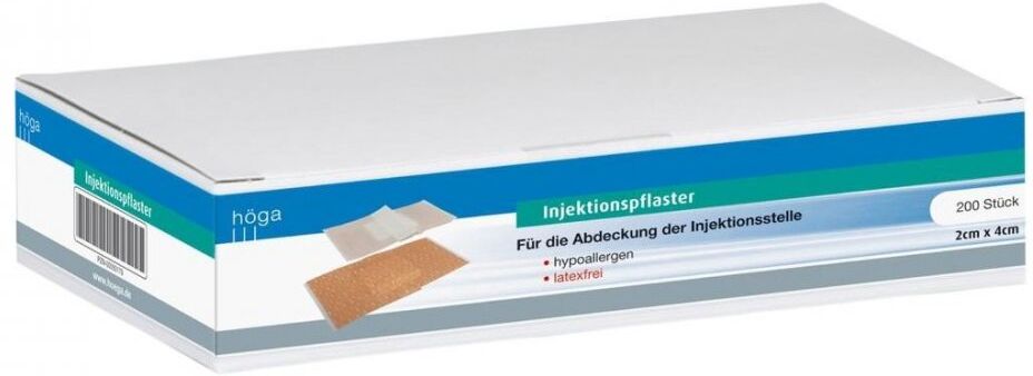 Injektionspflaster hypoall.2x4cm