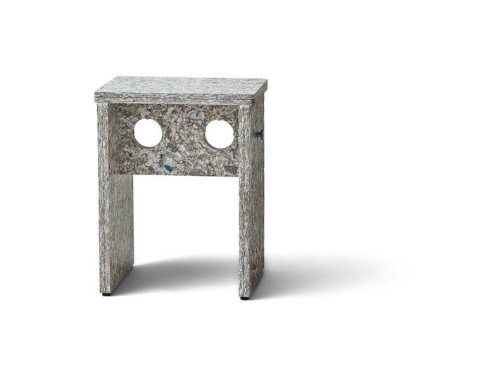 Form & Refine Remake Hocker 35x45 cm Grey