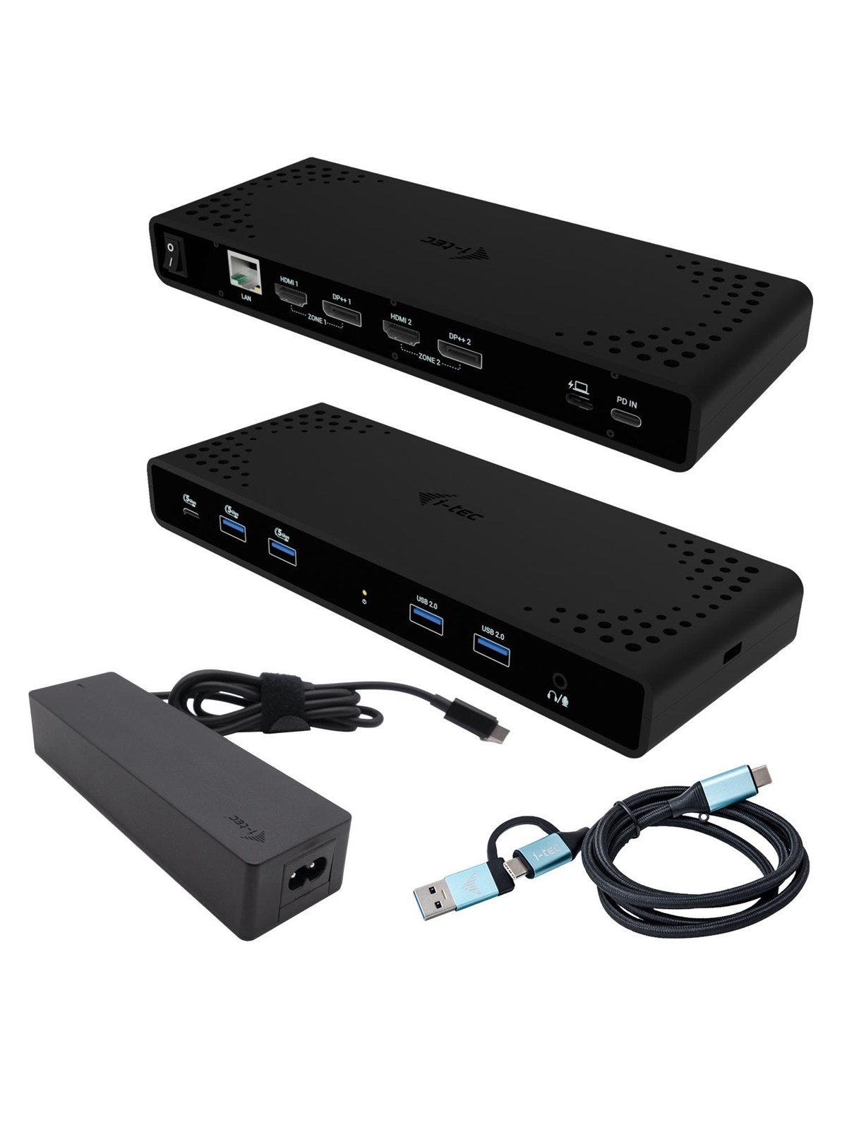 I-Tec Docking Station - USB-C/USB4 - 2-Port HDMI - 2-Port DisplayPort