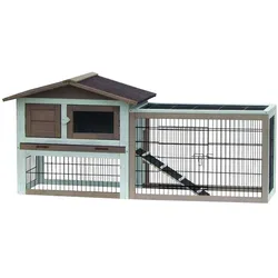 Flamingo Gabbia per Conigli con Recinto, Gehege