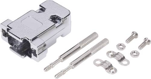BKL Electronic 10120069 10120069 Polzahl: 15 Kunststoff, metallisiert 180° Silber