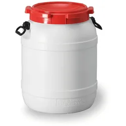 Kunststofffass Curtec mit verengtem Hals und Schraubdeckel, 55 L