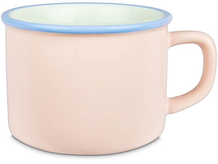 Tasse retro pink/grün 230ml