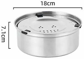 Uplift Picks SplashGuard Stainless Steel No Spill Dog Water Bowl 1 L
