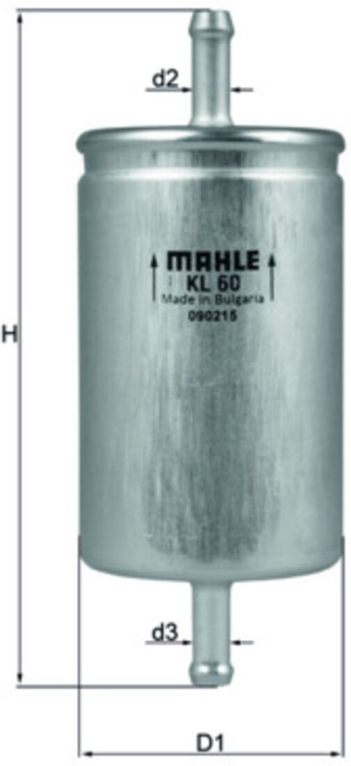 Kraftstofffilter MAHLE KNECHT KL 60