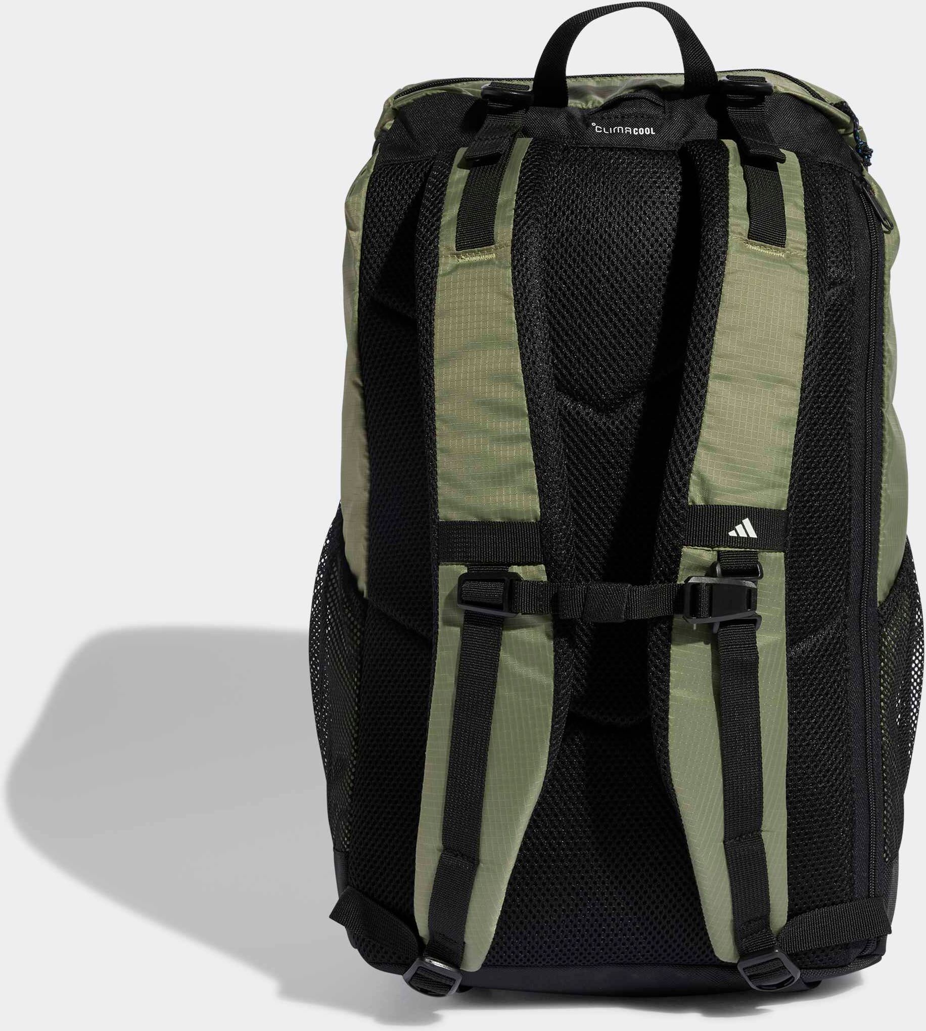 Rucksack ADIDAS PERFORMANCE "MULTI CLIMACOOL 30L", grün (tent grün), Rucksäcke, Obermaterial: 100% Polyester, Rucksack tent grün Einheitsgröße