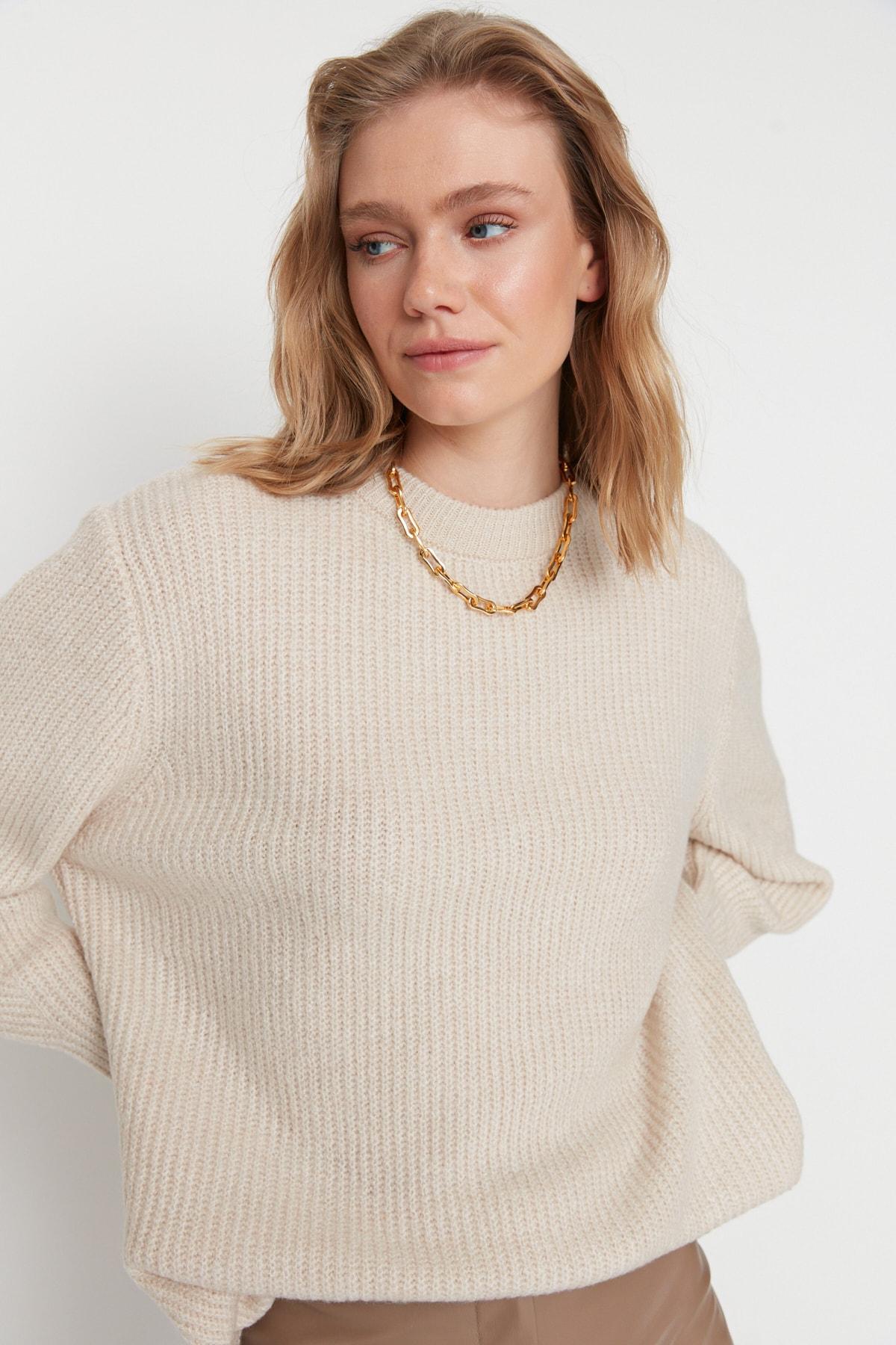 Trendyol Damen Gerade Pullover