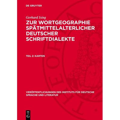 Karten, Gebundene Ausgabe von Gerhard Ising, De Gruyter, 978-3-11-272072-1