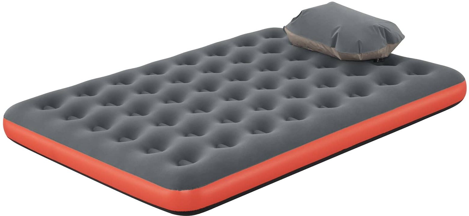 Bestway Matelas pneumatique 2 personne 203 x 152 x 22 cm Gris et Rouge