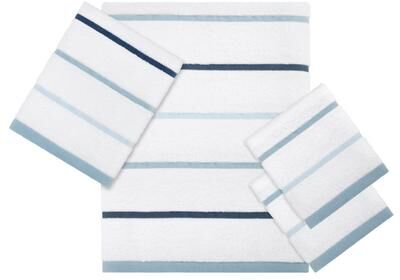 Izod Sandbar Blue 4-Piece Towel Set