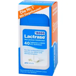 Lactrase 18000 Fcc Teilbare Tabletten Im Spender 80 ST
