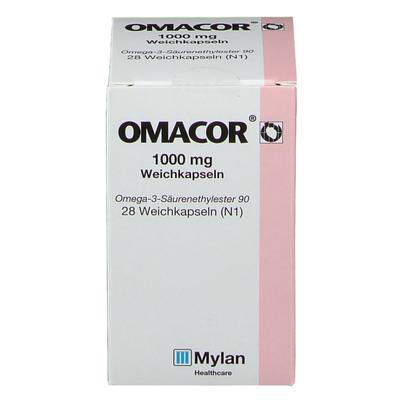 Omacor 1.000 mg Weichkapseln 28 St