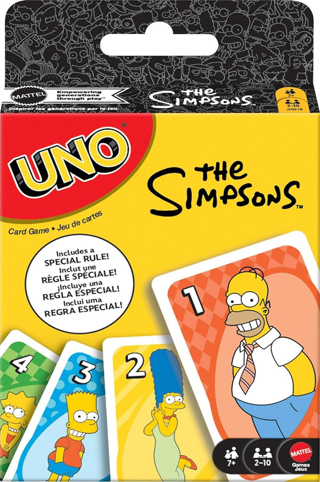 Mattel Games UNO The Simpsons Kaartspel