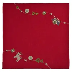 Sander, Tischdecke, Weihnachts Mitteldecke DEER (85 x 85 cm)
