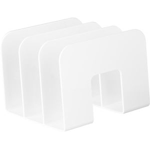 Durable Katalogsammler 1701395010 Trend, A4, Kunststoff, 3 Fächer, weiß, 2 Stück