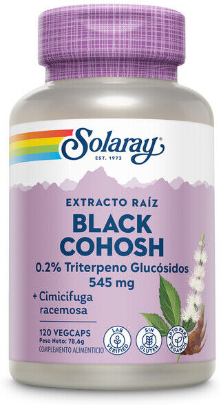 Solaray Black Cohosh Cimicifuga 120 Capsules