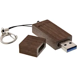 INLINE woodstick USB 3,0 Speicherstick, Walnuss, 8GB