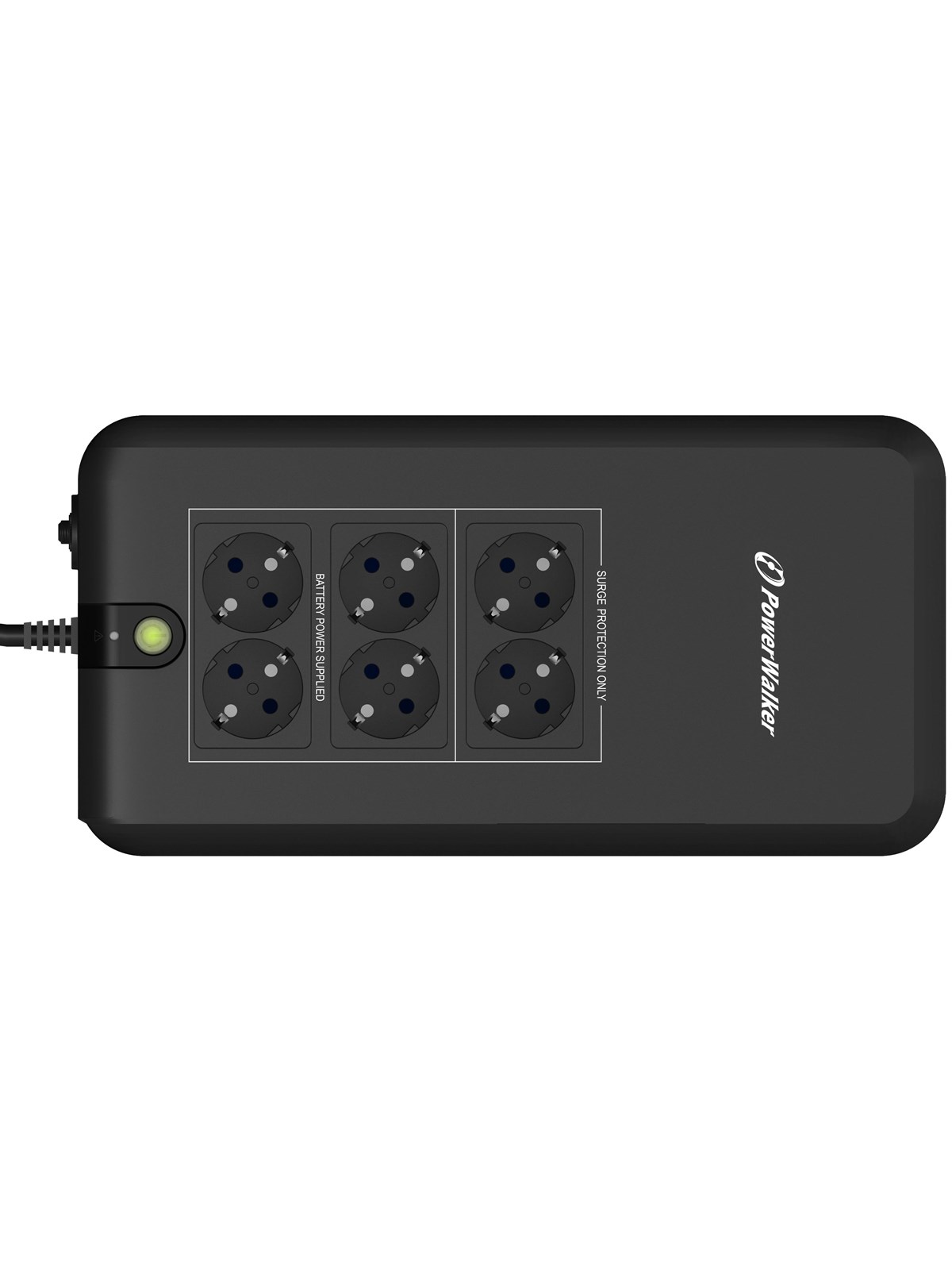BlueWalker 10120411 - PowerWalker VFD APFC - 800VA/420W - Standby UPS